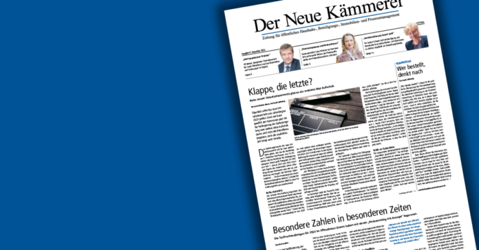 Die neue Ausgabe von Der Neue Kämmerer 4/2022 erscheint am Freitag!