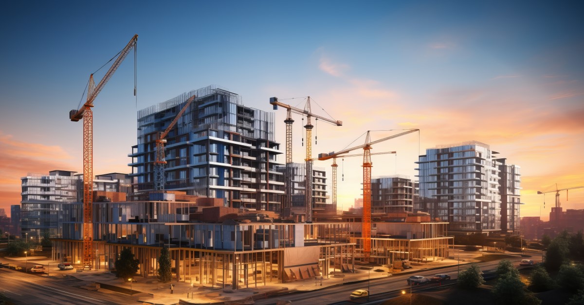 Kommunale Hochbauprojekte geraten zunehmend in Gefahr aufgrund finanzieller Schwierigkeiten bei Immobilienentwickler.