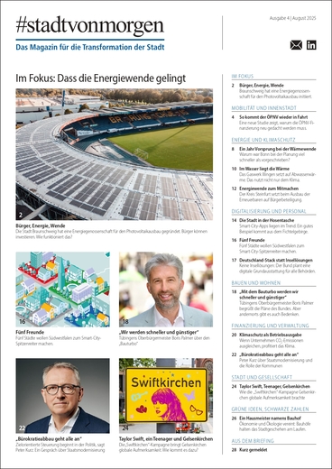 Bürger, Energie, Wende - #stadtvonmorgen Ausgabe 4|2025