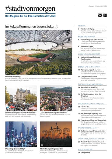 #stadtvonmorgen - Ausgabe 06|2025