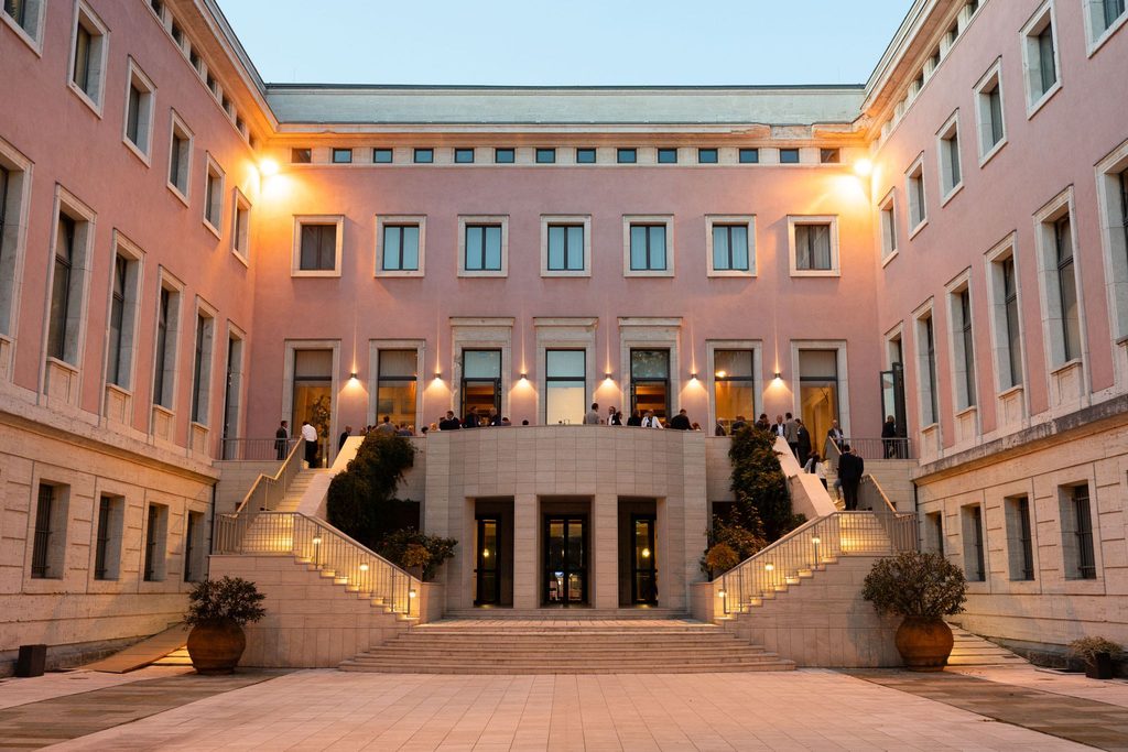 Kämmerinnen und Kämmerer trafen sich zum Vorabend in der Italienischen Botschaft in Berlin (Foto: DNK / Johannes Jost).